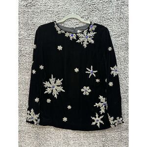 Rare Hanae Mori vintage Velvet‎ blouse, 1980s